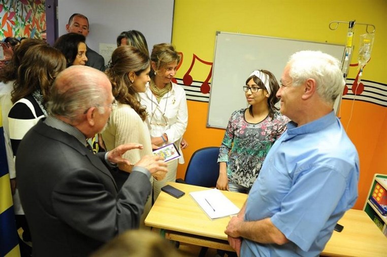 Salma Hayek Visits CCCL